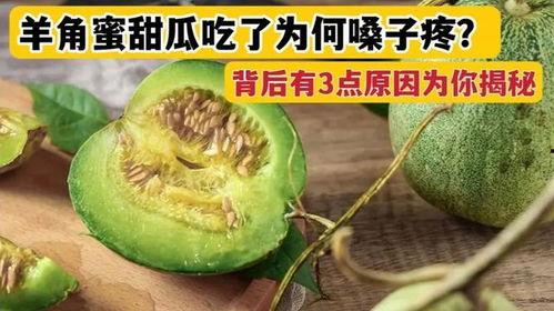 吃瓜甜的嗓子疼,揭秘嗓子不适背后的真相